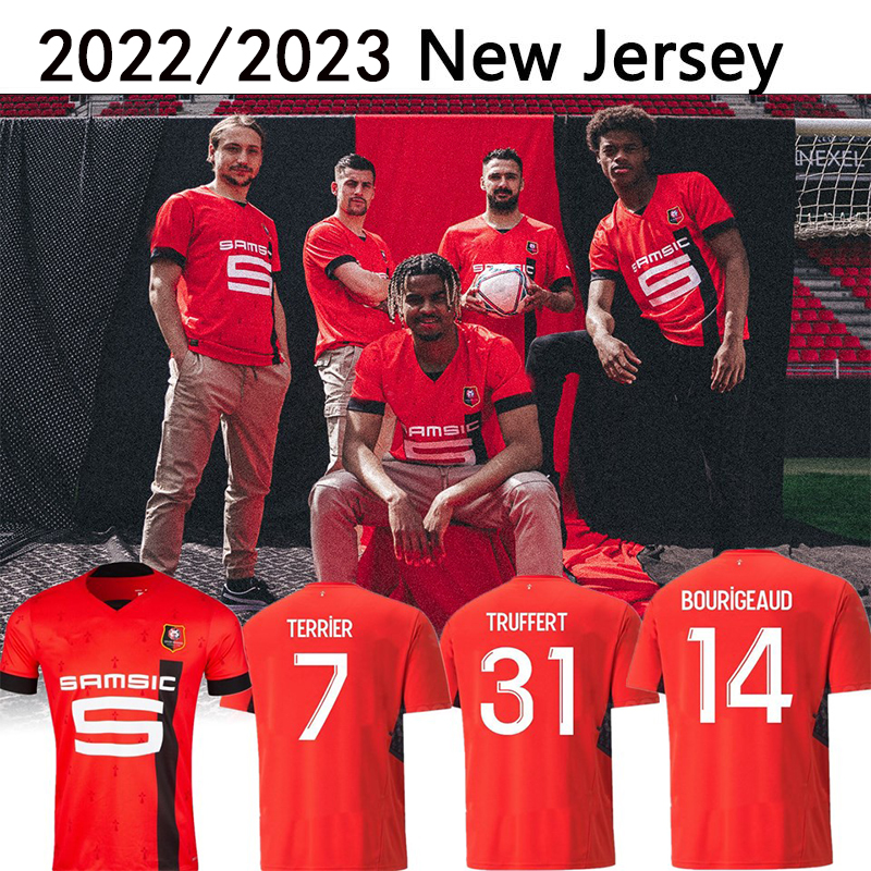 Stade Rennais soccer jerseys 2022 2023 Rennes Fans jersey Anniversary Maillots 22/23 BOURIGEAUD SULEMANA NIANG DA Men football shirt
Stade Rennais soccer jerseys 2022 2023 Rennes Fans jersey Anniversary Maillots 22/23 BOURIGEAUD SULEMANA NIANG DA Men football shirt