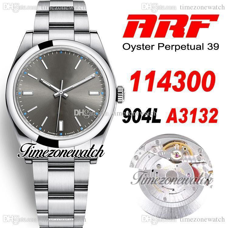 ARF 39mm 114300 SH3132 Automatic Mens Watch Polished Bezel Dark Rhodium Dial Dial 904L Steel OysterSteel Bracelet Warranty Card Super Edition Timezonewatch R04, Custom warranty card
ARF 39mm 114300 SH3132 Automatic Mens Watch Polished Bezel Dark Rhodium Dial Dial 904L Steel OysterSteel Bracelet Warranty Card Super Edition Timezonewatch R04, Custom warranty card