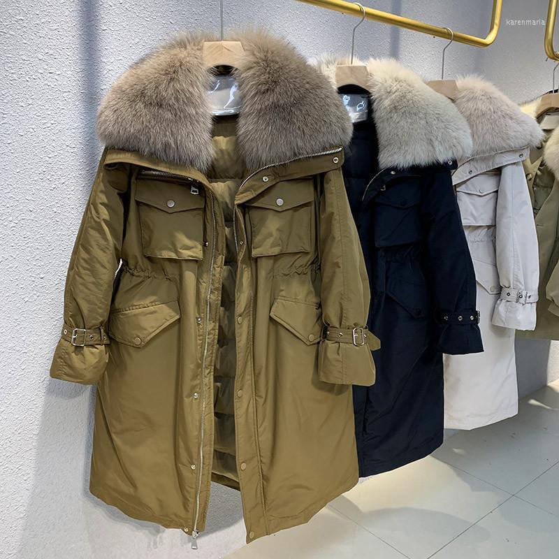 Women' Down & Parkas Winter 90% White Duck Jacket 2022 Long Fur Collar Coat Women Warm Thicken Outwear Kare22, Beige
Women' Down & Parkas Winter 90% White Duck Jacket 2022 Long Fur Collar Coat Women Warm Thicken Outwear Kare22, Beige