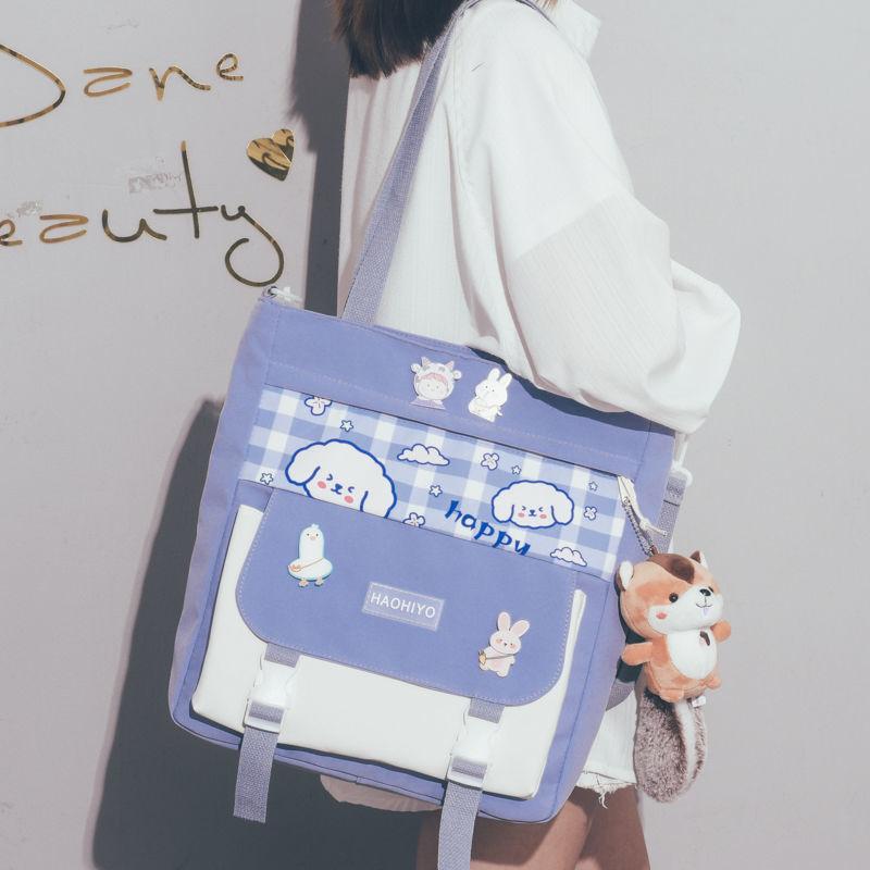 Evening Bags Female Japanese JK School Bag Kawaii Cute Canvas Shoulder Crossbody Big Handbags For Women Waterproof Shopper With ZipperEvenin, Yellow
Evening Bags Female Japanese JK School Bag Kawaii Cute Canvas Shoulder Crossbody Big Handbags For Women Waterproof Shopper With ZipperEvenin, Yellow