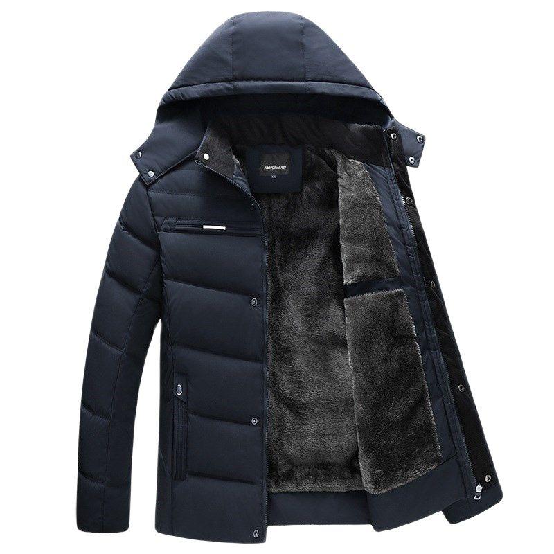 Men's Down & Parkas Men 2022 Winter Jacket Thicken Hooded Fleece Waterproof Outwear Warm Coat Male Clothing Casual Men's Overcoat Jaquet, Navy blue
Men's Down & Parkas Men 2022 Winter Jacket Thicken Hooded Fleece Waterproof Outwear Warm Coat Male Clothing Casual Men's Overcoat Jaquet, Navy blue