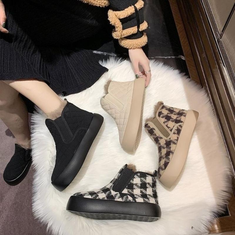 Dress Shoes Lazy High-top Synthesis Fur Women Winter Korean Retro Thick-soled Plus Velvet Bread All-match Big Toe ShoesDress, B1
Dress Shoes Lazy High-top Synthesis Fur Women Winter Korean Retro Thick-soled Plus Velvet Bread All-match Big Toe ShoesDress, B1