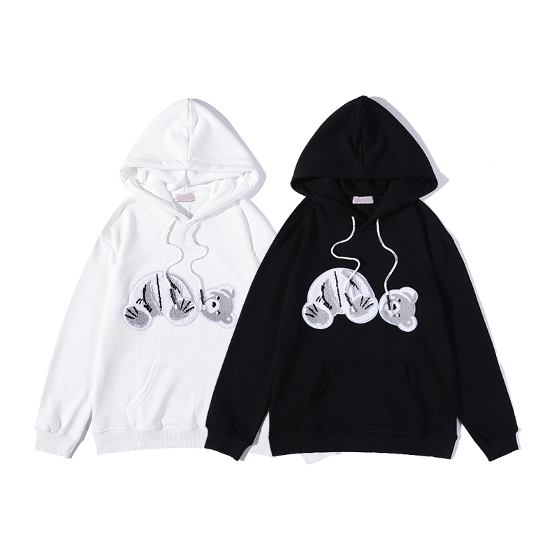 New fashion hoodie Broken Bear sweatshirt Teddy Bear Trendy Terry Explosion Sweater style Men and Women