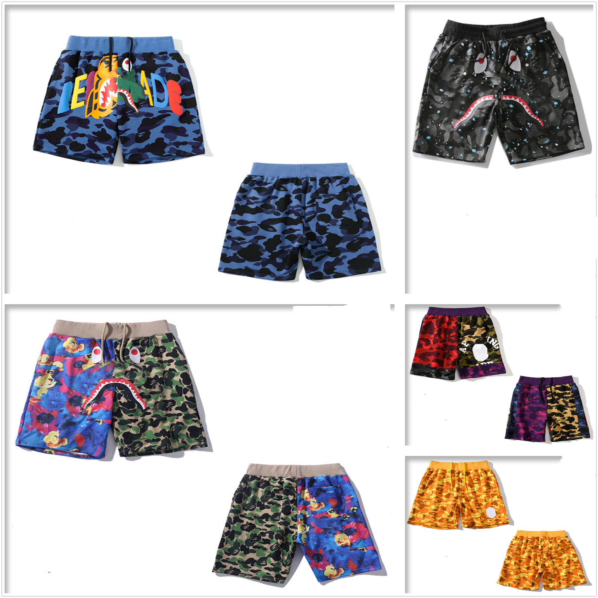 Apes Men shark shorts men's Beach pants high quality Tech Fleece luminous camouflage star five-point casual M-3XL Bring tote bag c10, 1pcs button
Apes Men shark shorts men's Beach pants high quality Tech Fleece luminous camouflage star five-point casual M-3XL Bring tote bag c10, 1pcs button