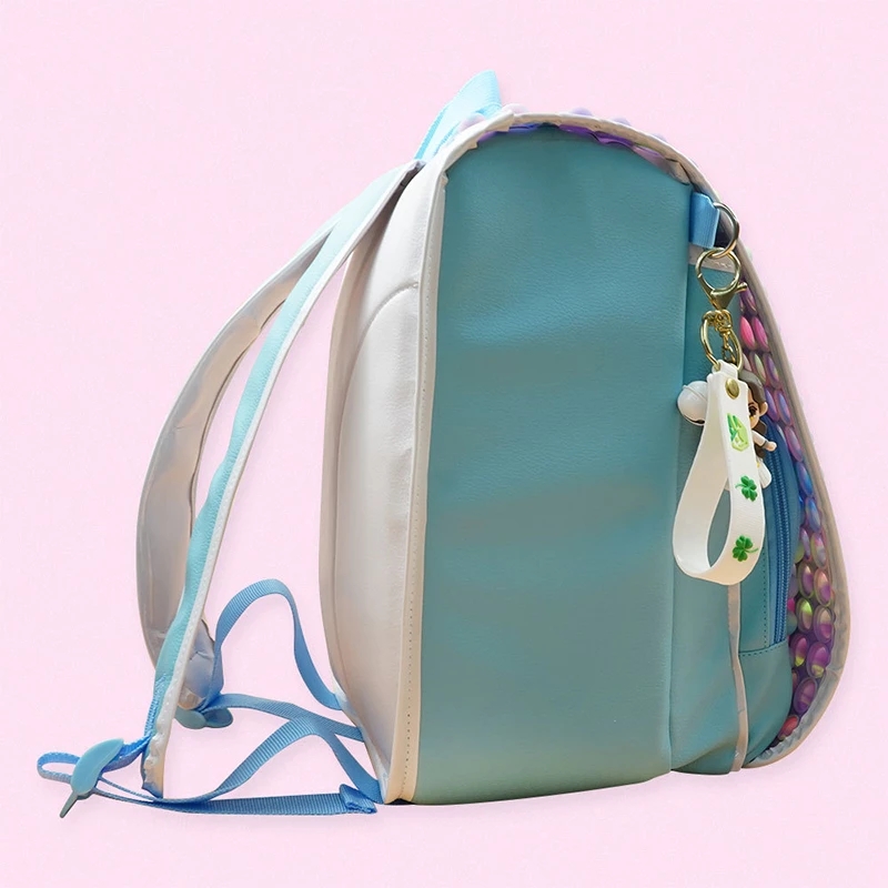 NEW children Pop Backpack Purse for Girls School Zipper bags Fidget bubble Shoulder Bag Pops Push Toy Party Favors