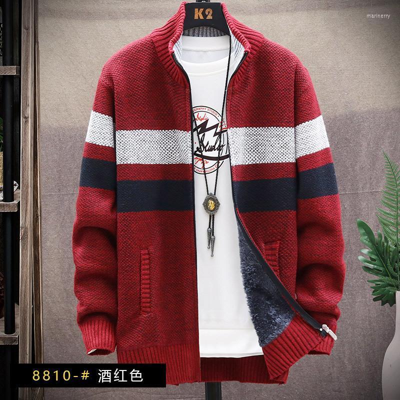 Men's Sweaters Autumn Korean Men Fleece Men's Cardigan Knitted Sweatercoats Baseball Collar Jacket Male M-3XL 8810Men's Mari22
Men's Sweaters Autumn Korean Men Fleece Men's Cardigan Knitted Sweatercoats Baseball Collar Jacket Male M-3XL 8810Men's Mari22