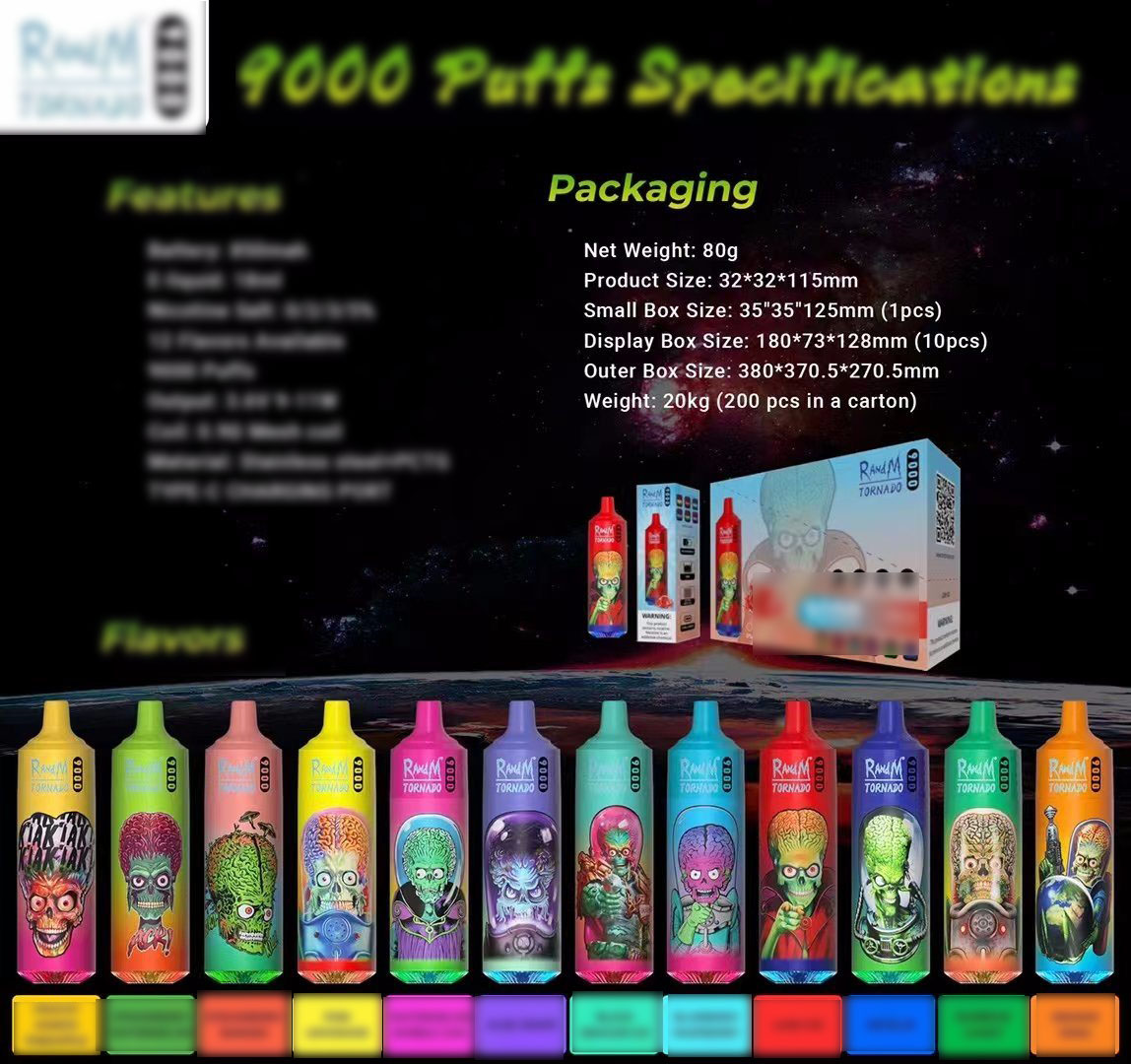 Electronic Cigarette Factpry Price Disposable Vape Pen With 9000 Puffs