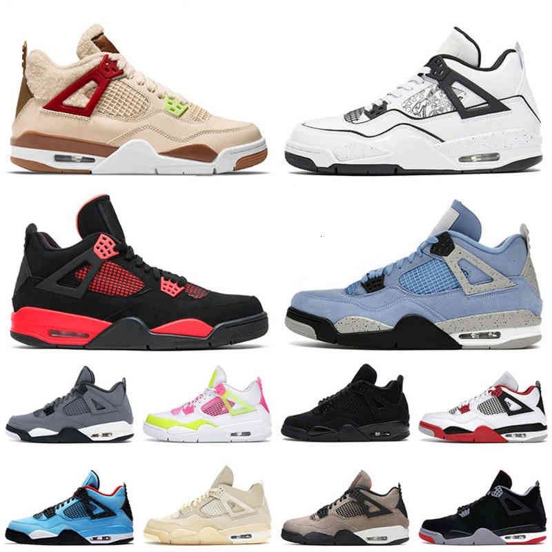 Top Quality 2022 Basketball Shoes J4 4s Iv Jumpman University Blue Red Thunder White Black Cactus Jack Taupe Haze Off Mens Women Sneakers, D22 psgs 40-47
Top Quality 2022 Basketball Shoes J4 4s Iv Jumpman University Blue Red Thunder White Black Cactus Jack Taupe Haze Off Mens Women Sneakers, D22 psgs 40-47