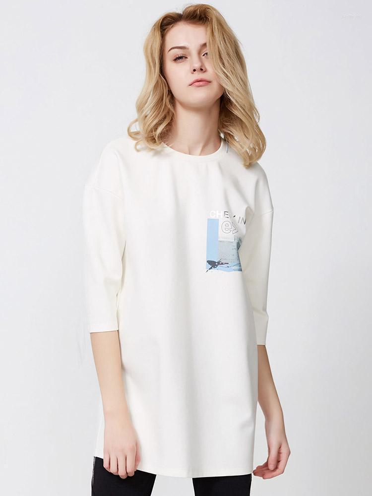 Women' T-Shirt Bosideng Summer Tshirt Women Tops Long Casual Wear High Quality Printed B80416136Women, 8003
Women' T-Shirt Bosideng Summer Tshirt Women Tops Long Casual Wear High Quality Printed B80416136Women, 8003