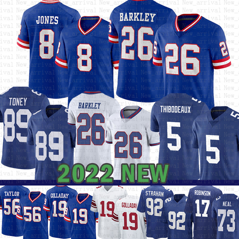 Daniel Jones Saquon Barkley Football Jersey Kayvon Thibodeaux Kenny Golladay Kadarius Toney Andrew Thomas Xavier McKinney Dexter Lawrence Lawrence Taylor Love, Mens-j r
Daniel Jones Saquon Barkley Football Jersey Kayvon Thibodeaux Kenny Golladay Kadarius Toney Andrew Thomas Xavier McKinney Dexter Lawrence Lawrence Taylor Love, Mens-j r