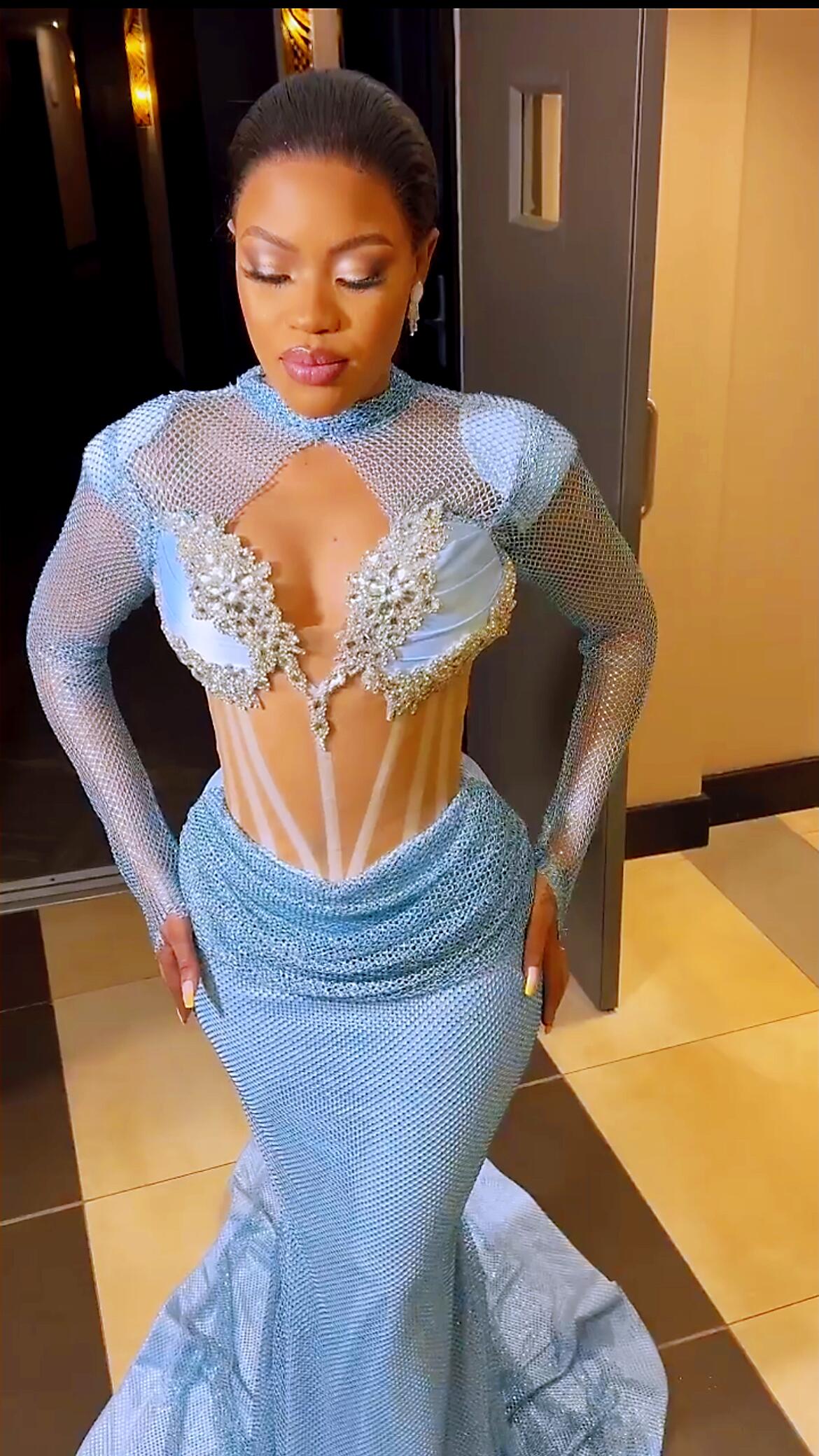 Plus Size Arabic Aso Ebi Mermaid Luxurious Sexy Prom Dresses Beaded Crystals Evening Formal Party Second Reception Birthday Engagement Gowns Dress ZJ7