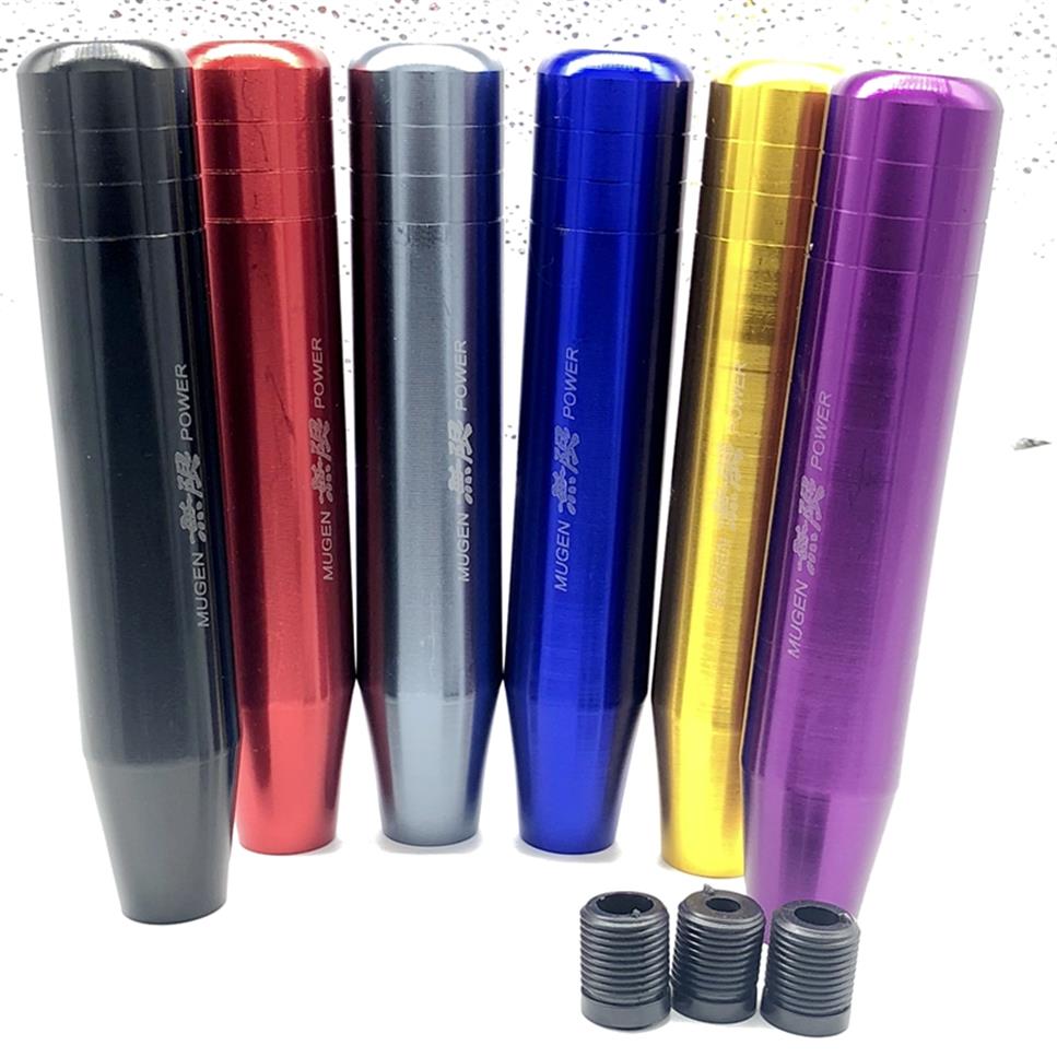 Aluminum 18CM Universal Racing Car Mugen Shift Knob Manual Transmissive Mugen Gear Shift Knob with 3 Adapters250M
Aluminum 18CM Universal Racing Car Mugen Shift Knob Manual Transmissive Mugen Gear Shift Knob with 3 Adapters250M