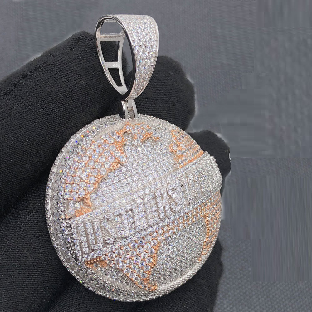 Hip Hop Round Shaped Map Pendant Necklace with Rope Chain Bling Cubic Zirconia Paved Fashion Charm Men Women Jewelry
Hip Hop Round Shaped Map Pendant Necklace with Rope Chain Bling Cubic Zirconia Paved Fashion Charm Men Women Jewelry