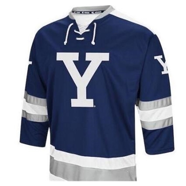 C26 Customize Rare Nik1 tage Yale Bulldogs HOCKEY JERSEYS Embroidery Stitched or custom any name or number retro Jersey, Blue
C26 Customize Rare Nik1 tage Yale Bulldogs HOCKEY JERSEYS Embroidery Stitched or custom any name or number retro Jersey, Blue