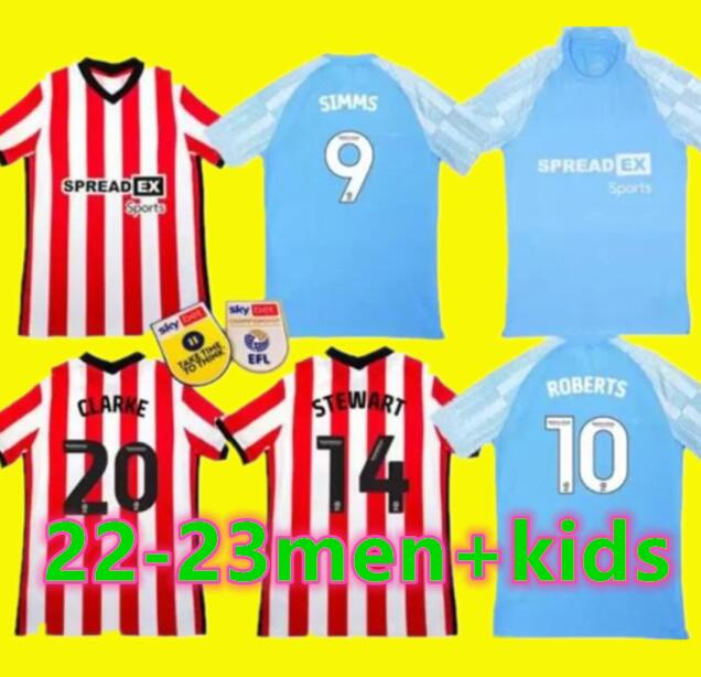 SUNDERLAND 22 23 soccer jerseys home away 2022 2023 camiseta de futbol DAJAKU EMBLETON BROADHEAD Gooch O'NIEN Stewart PRITCHARD Clarke football shirts MEN KIDS kit, Away kids
SUNDERLAND 22 23 soccer jerseys home away 2022 2023 camiseta de futbol DAJAKU EMBLETON BROADHEAD Gooch O'NIEN Stewart PRITCHARD Clarke football shirts MEN KIDS kit, Away kids