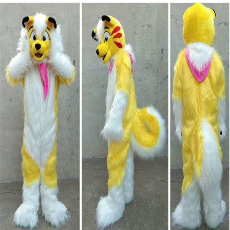 Mascot doll costume Halloween Fursuit Yellow Long Fur Husky Fox Dog Fox Mascot Costume Suit Animal Unisex Adult Party Game Outfit Dress, Default color
Mascot doll costume Halloween Fursuit Yellow Long Fur Husky Fox Dog Fox Mascot Costume Suit Animal Unisex Adult Party Game Outfit Dress, Default color