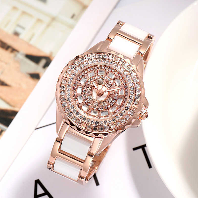 2022 New Quartz Fashion Trend Simple Ceramic Full Diamond Dial High Quality Temperament Ladies Watch, Ceramic silver full diamond
2022 New Quartz Fashion Trend Simple Ceramic Full Diamond Dial High Quality Temperament Ladies Watch, Ceramic silver full diamond