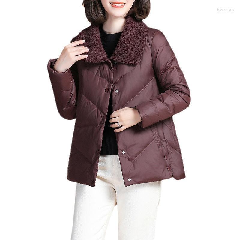 Women's Down & Parkas 2022 Women Autumn Winter Fashion Velvet Lamb Wool Cotton Coats Loose Turn Shorts Parka Female Vintage Jackets Kare22, Green blue
Women's Down & Parkas 2022 Women Autumn Winter Fashion Velvet Lamb Wool Cotton Coats Loose Turn Shorts Parka Female Vintage Jackets Kare22, Green blue