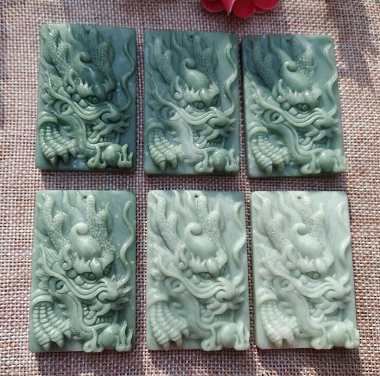Pendant Necklaces Drop Style Green Jade Dragon Lovely Delicate Crystal Carved Healing
Pendant Necklaces Drop Style Green Jade Dragon Lovely Delicate Crystal Carved Healing