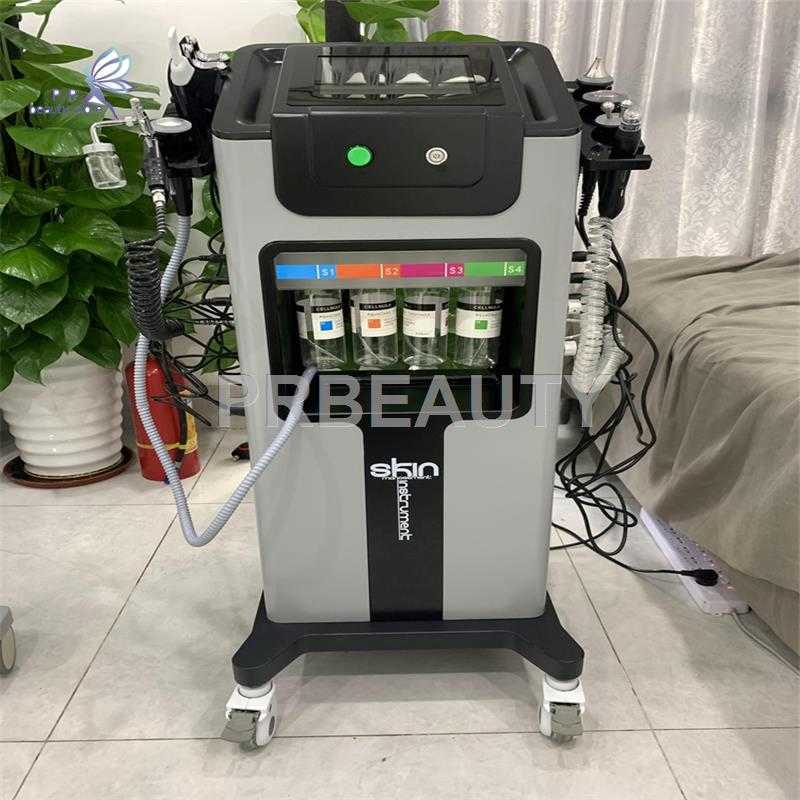 8 IN 1 Hydra Machine RF skin rejuvenaiton Microdermabrasion Hydro Dermabrasion Bio-lifting wrinkle removal hydra Spa Machines