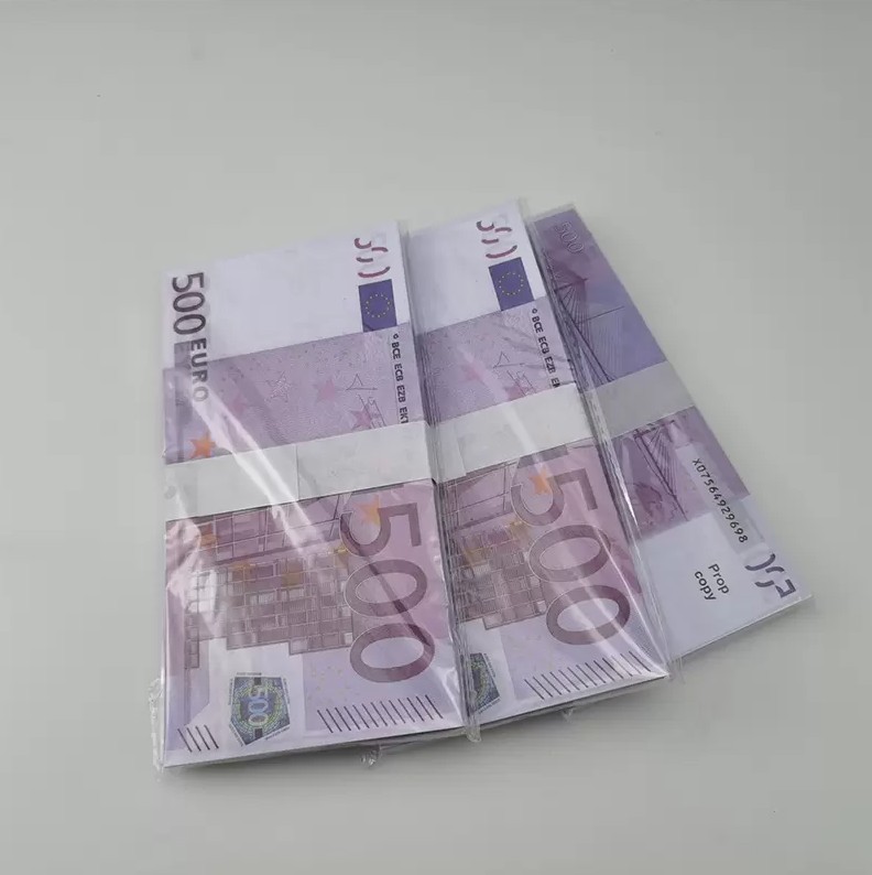 Other Festive Party Supplies 2022 Prop Money Toys Dollar Euros 10 20 50 200 500 commemorative fake Notes toy For Kids Christmas Gifts or Video Film 10