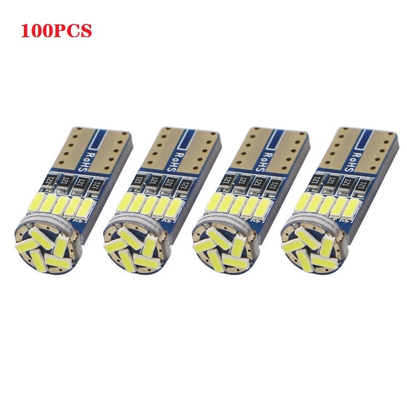 New 100pcs T10 15SMD 4014 Chips 50MA Led W5W 194 168 Car styling Side Wedge Map door reading Tail Lamp Bulb auto White Blue red 12V
New 100pcs T10 15SMD 4014 Chips 50MA Led W5W 194 168 Car styling Side Wedge Map door reading Tail Lamp Bulb auto White Blue red 12V