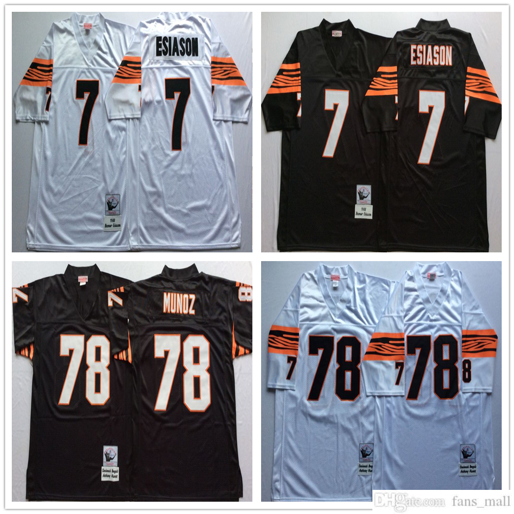 NCAA 75th Mitchell and Ness Vintage Football 7 Boomer Esiason Jerseys Retro Stitched 78 Anthony Munoz Jersey College Black White, Same as picture
NCAA 75th Mitchell and Ness Vintage Football 7 Boomer Esiason Jerseys Retro Stitched 78 Anthony Munoz Jersey College Black White, Same as picture