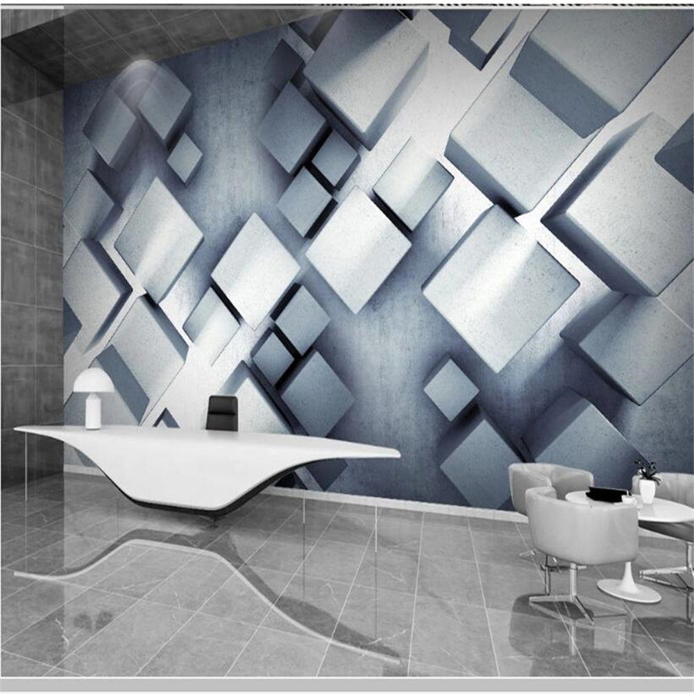 Papel de parede Modern 3D stereo geometric marble background wallpaper mural wall bedroom wall papers home decor