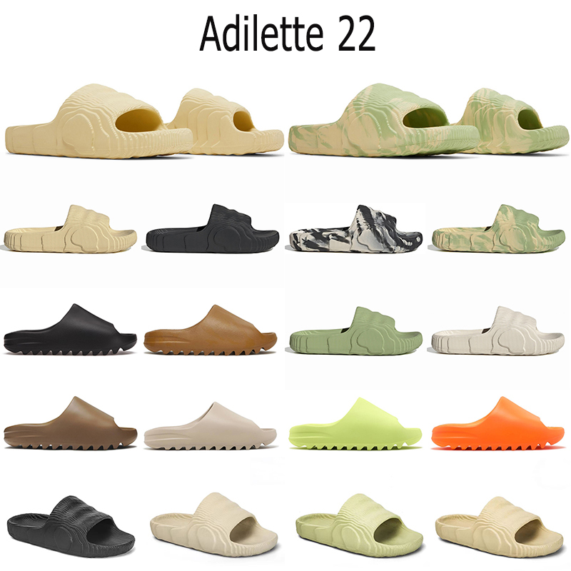 

With Socks Adilette 22 Designer Shoes Fashion Slides Platform Slippers Slip-on Slide Magic Lime Desert Sand Black Grey Onyx Ochre Bone Outdoor Sandals Beach Shoe, A9 grey 36-45
