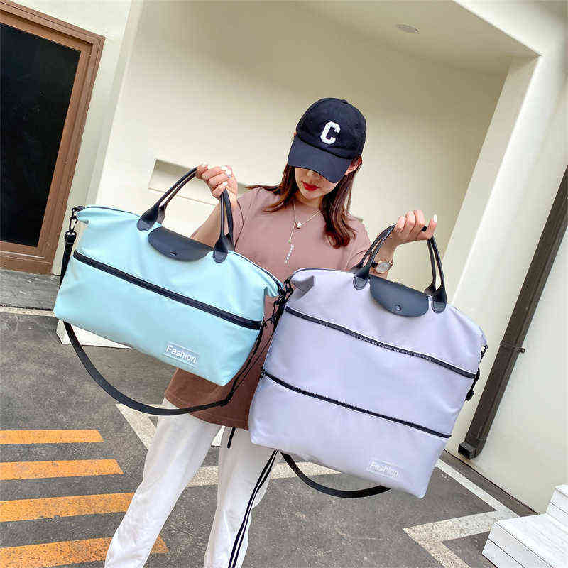 Aottla Luggage Travel Sport Bag for Women Fitness Large Women Duffle Bag Outdoor Waterproof Nylon Gym Yoga Handbag 220611, Black
Aottla Luggage Travel Sport Bag for Women Fitness Large Women Duffle Bag Outdoor Waterproof Nylon Gym Yoga Handbag 220611, Black