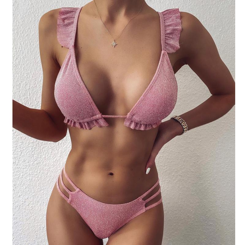 Women' Swimwear Sexy Bikini Women Push Up Swimsuit Half Cup Bathing Suit Swimming Beach Wear Solid Tanga Bikinis Ruffle 2022 #t2g
Women' Swimwear Sexy Bikini Women Push Up Swimsuit Half Cup Bathing Suit Swimming Beach Wear Solid Tanga Bikinis Ruffle 2022 #t2g
