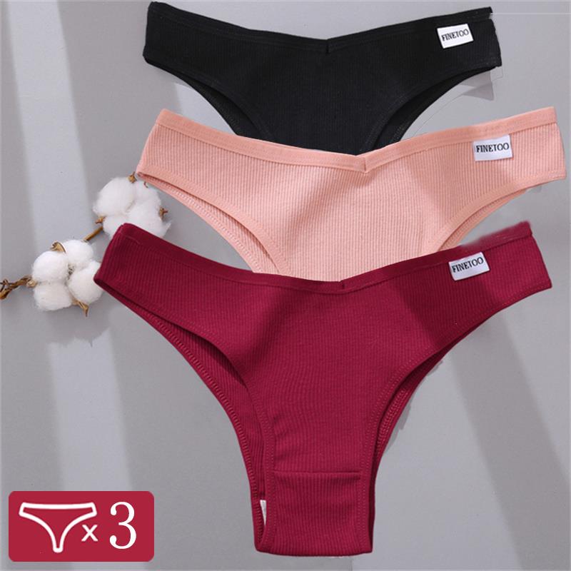 Finetoo 3pcs Cotton Panties Lingerie For Women Sexy Low Rise Brazil Underpants Female Briefs Panty Ladies Bikini Girls Intimates, Set 10
Finetoo 3pcs Cotton Panties Lingerie For Women Sexy Low Rise Brazil Underpants Female Briefs Panty Ladies Bikini Girls Intimates, Set 10