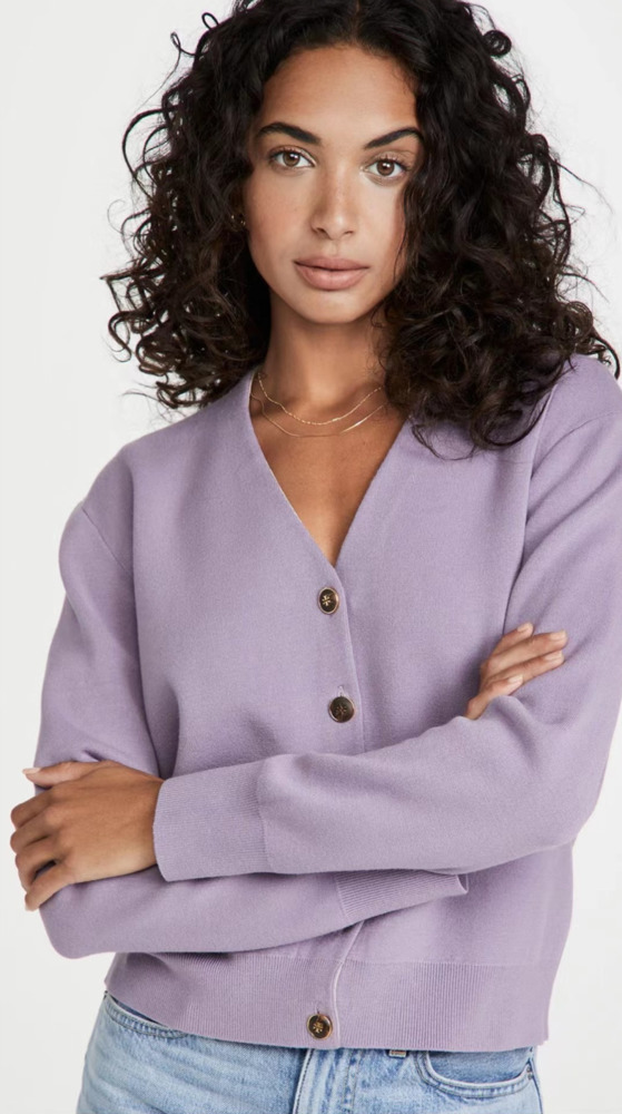 Women's Knits New toribirch double-sided knitted button decorative cardigan sweater small coat, Light purple
Women's Knits New toribirch double-sided knitted button decorative cardigan sweater small coat, Light purple