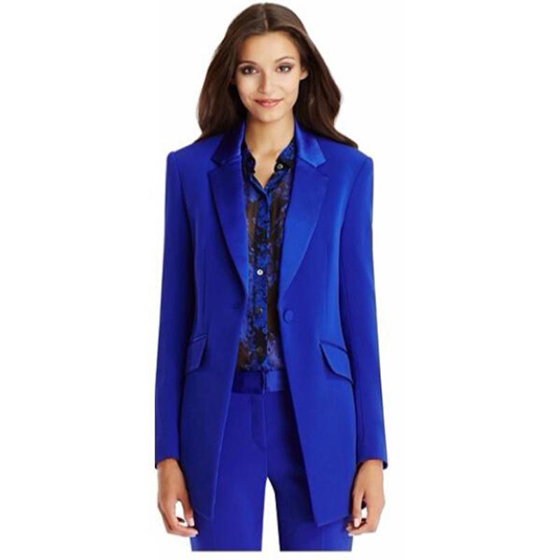 Women's Suits & Blazers Autumn Winter Office Lady Blazer Jacket Basic Elegant Ladies Royal Blue Pant Two Piece Custom Made Suit, Color as photo1
Women's Suits & Blazers Autumn Winter Office Lady Blazer Jacket Basic Elegant Ladies Royal Blue Pant Two Piece Custom Made Suit, Color as photo1