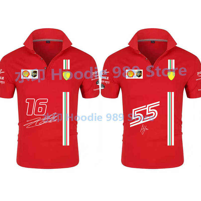 2022 Formula 1 New Leclerc/Sainz Racing fans high quality men summer casual polo shirt short sleeve turn down collar slim fit, Carlos sainz
2022 Formula 1 New Leclerc/Sainz Racing fans high quality men summer casual polo shirt short sleeve turn down collar slim fit, Carlos sainz