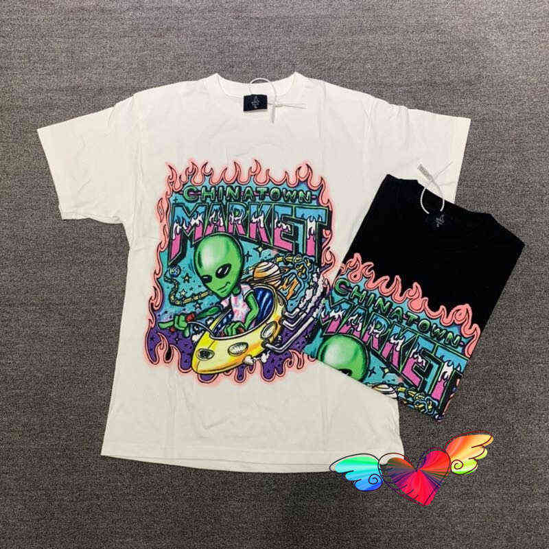 Alien Cartoon 2021 Printing Tee Men Women High Quality T-shirt Loose Top Tees Short SleeveT220721, White
Alien Cartoon 2021 Printing Tee Men Women High Quality T-shirt Loose Top Tees Short SleeveT220721, White