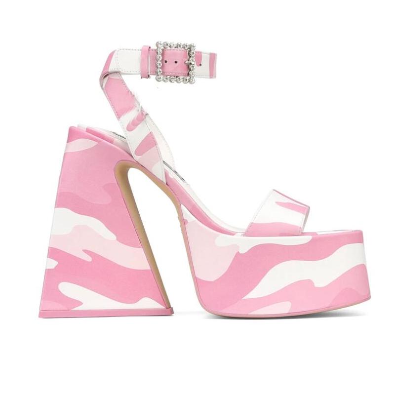 Sandals Brand Design Fashion Printing Platform Women's Hoof Heels 2022 Spring Summer Yellow Wedding Shoes Plus Size 35-43, Multi
Sandals Brand Design Fashion Printing Platform Women's Hoof Heels 2022 Spring Summer Yellow Wedding Shoes Plus Size 35-43, Multi