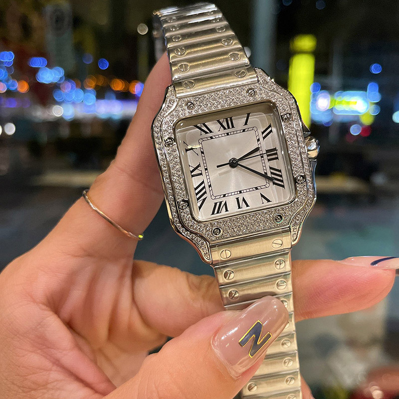 Classic Women Watches Quartz Movement 35mm Waterproof Business Wristwatches Silver Ladies Wristwatch Montre De Luxe Gifts, Color 2
Classic Women Watches Quartz Movement 35mm Waterproof Business Wristwatches Silver Ladies Wristwatch Montre De Luxe Gifts, Color 2