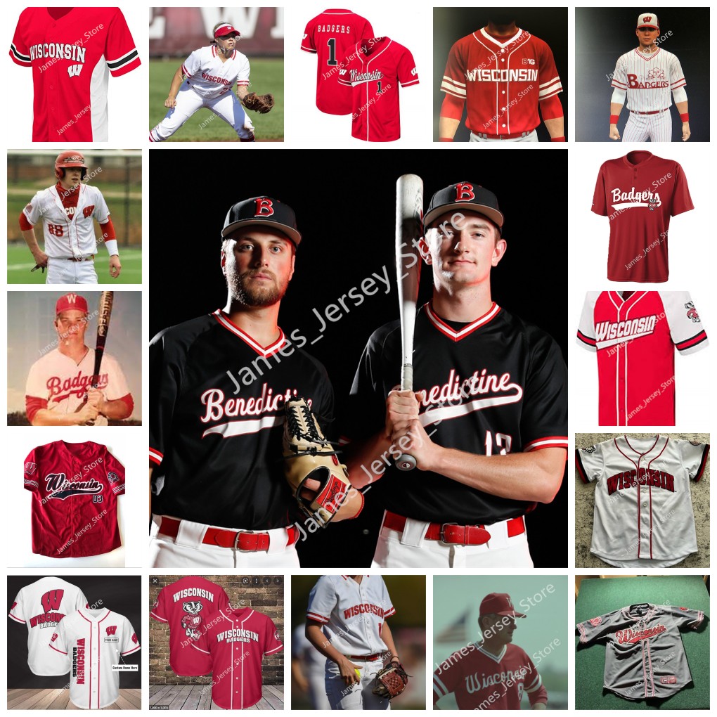 NCAA Custom Wisconsin Badgers Baseball Stitched Jersey Drew Gorski Bennett Halbleib Fletcher Haus Matthew Kelly Dylan Kiratli Zach Lottes Brady Madigan Ryan Marks
NCAA Custom Wisconsin Badgers Baseball Stitched Jersey Drew Gorski Bennett Halbleib Fletcher Haus Matthew Kelly Dylan Kiratli Zach Lottes Brady Madigan Ryan Marks