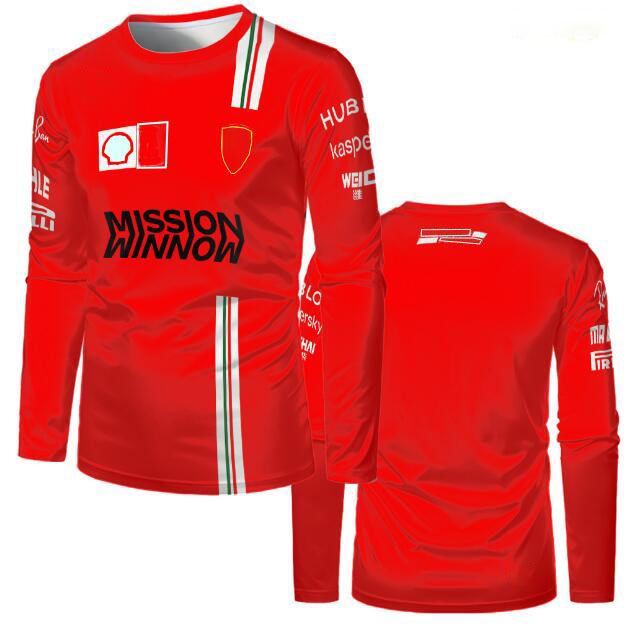 2022 newF1 racing T-shirt spring and autumn team long-sleeved jersey with the same custom
2022 newF1 racing T-shirt spring and autumn team long-sleeved jersey with the same custom