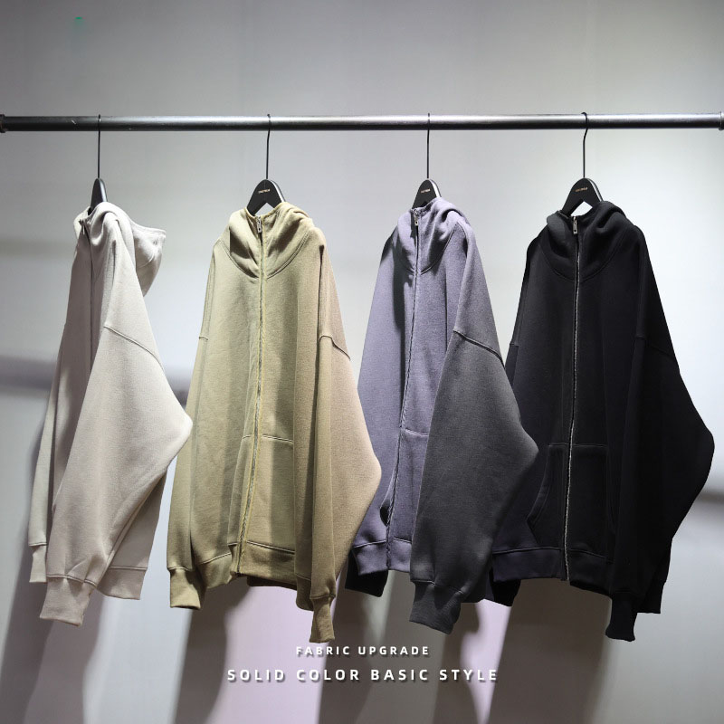 2022 autumn classic designer men's high-quality cotton Hoodie long sleeve metal zipper heavy 350 g Plush Hoodie rib gloves cuffed Hoody, Black
2022 autumn classic designer men's high-quality cotton Hoodie long sleeve metal zipper heavy 350 g Plush Hoodie rib gloves cuffed Hoody, Black