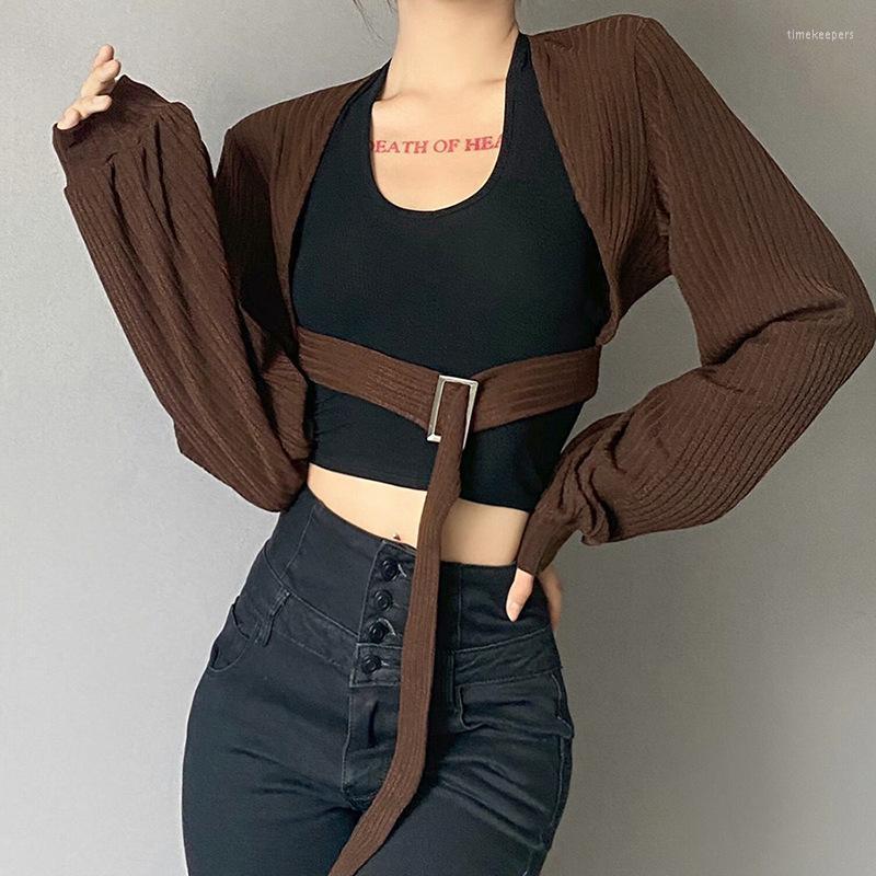 Women' Knits & Tees Autumn Women' Solid Color Slim Body Navel Fashion Lantern Sleeve Cardigan Long-sleeved Casual Short Jacket WomenWo, Auburn
Women' Knits & Tees Autumn Women' Solid Color Slim Body Navel Fashion Lantern Sleeve Cardigan Long-sleeved Casual Short Jacket WomenWo, Auburn