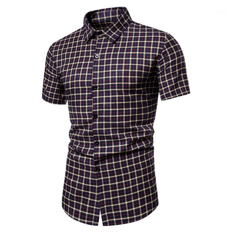 Shirt Mens Fashion Plaid Printed Splicing Colorful Stripe Short Sleeve Buttons Casual Loose Camisas Shirts For Men Jun2 Men's, Blue
Shirt Mens Fashion Plaid Printed Splicing Colorful Stripe Short Sleeve Buttons Casual Loose Camisas Shirts For Men Jun2 Men's, Blue