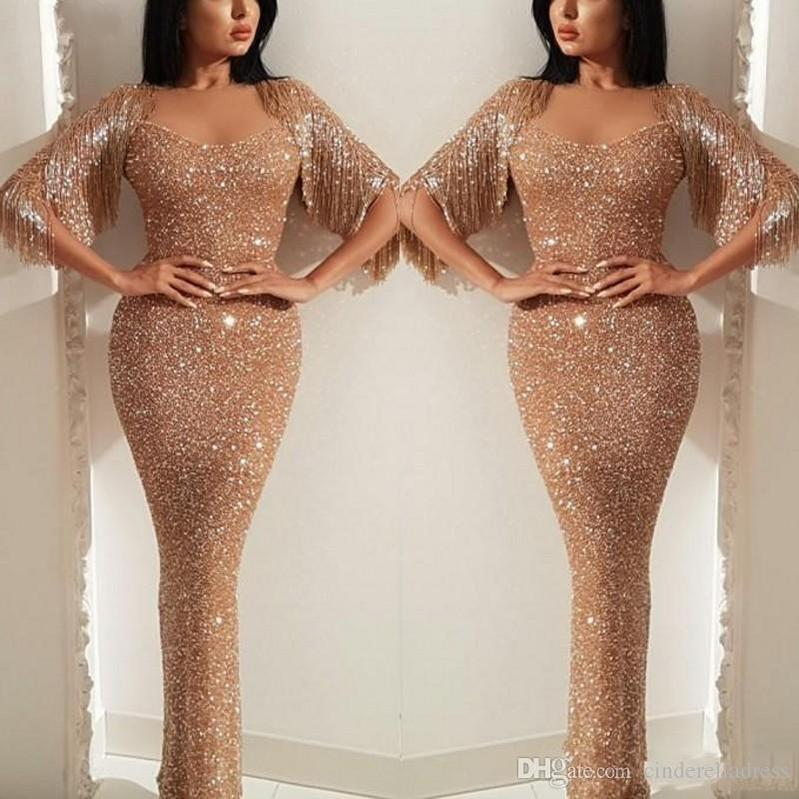2022 Shiny Rose Gold Sweetheart Tassel Reflective Prom Dresses Short Sleeves Formal Dresses Evening Wear Special Occasion Custom made VOG343, Black
2022 Shiny Rose Gold Sweetheart Tassel Reflective Prom Dresses Short Sleeves Formal Dresses Evening Wear Special Occasion Custom made VOG343, Black