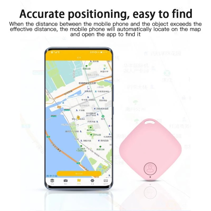 Mini Tracking Device Tag Key Child Finder Pet Tracker Location Bluetooth Smart Vehicle Anti-lost GPS Tracker Wireless Locator