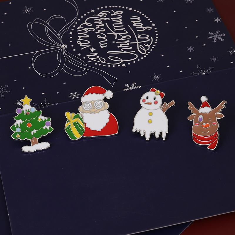 Christmas Tree Deer Snowman Santa Brooch Pin Student Cartoon Alloy Sweater Collar Lapel Pins Europe Unisex Winter Backpack Hat Coat Clothes Buckle Badges Corsage
Christmas Tree Deer Snowman Santa Brooch Pin Student Cartoon Alloy Sweater Collar Lapel Pins Europe Unisex Winter Backpack Hat Coat Clothes Buckle Badges Corsage
