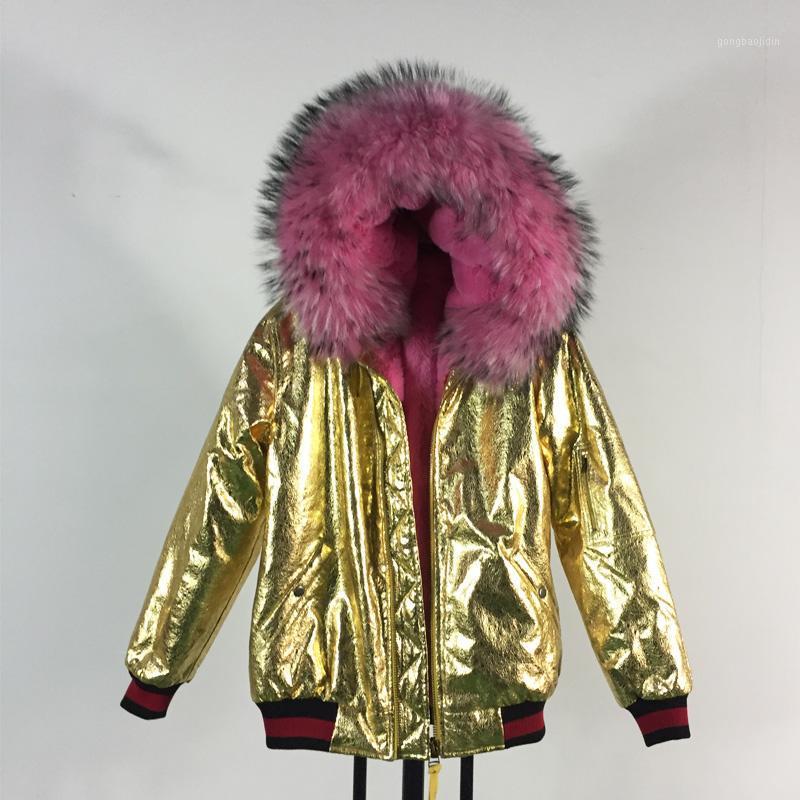 Women' Fur & Faux FASHION Style Thick Warm Bomber Coats Pink Gold Leather Jacket TOP Quality Winter Women Coat, As pic
Women' Fur & Faux FASHION Style Thick Warm Bomber Coats Pink Gold Leather Jacket TOP Quality Winter Women Coat, As pic