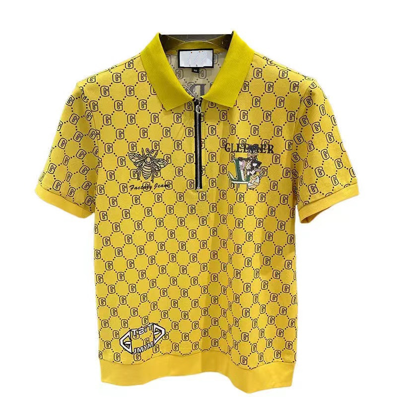 2022Summer Clothes Luxury Designer Polo Shirts Men Casual Polo Fashion Snake Bee Print Embroidery T Shirt High Street Mens Polos Size M-3XL66, Yellow
2022Summer Clothes Luxury Designer Polo Shirts Men Casual Polo Fashion Snake Bee Print Embroidery T Shirt High Street Mens Polos Size M-3XL66, Yellow