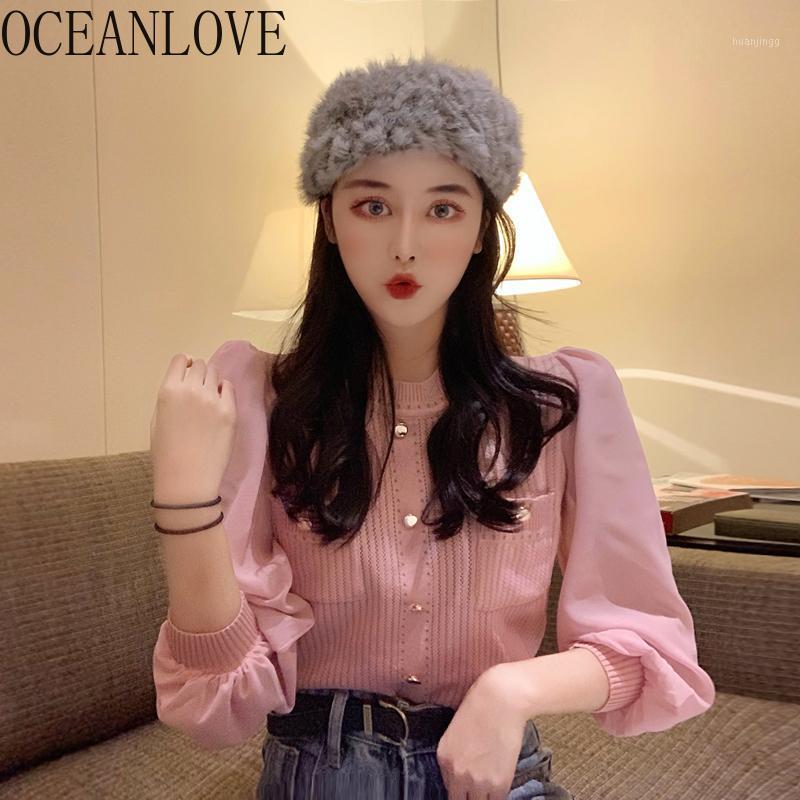 Chic Knitted Chiffon Women Shirts Patchwork Solid Korean Ladies Blouse 2022 Fashion Long Sleeve Ropa Mujer 15314 Women's Blouses &, Black
Chic Knitted Chiffon Women Shirts Patchwork Solid Korean Ladies Blouse 2022 Fashion Long Sleeve Ropa Mujer 15314 Women's Blouses &, Black