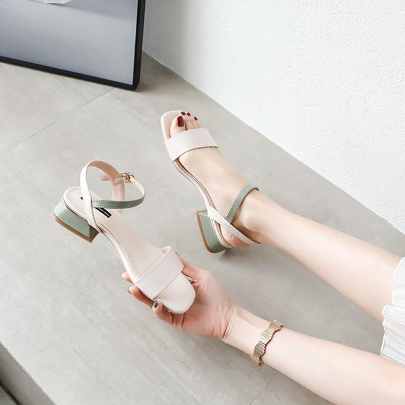 Sandals Women's 2022 Summer -selling Fashion Thick-heeled Word Belt Shoes Open Toe All-match Temperament, Brown
Sandals Women's 2022 Summer -selling Fashion Thick-heeled Word Belt Shoes Open Toe All-match Temperament, Brown